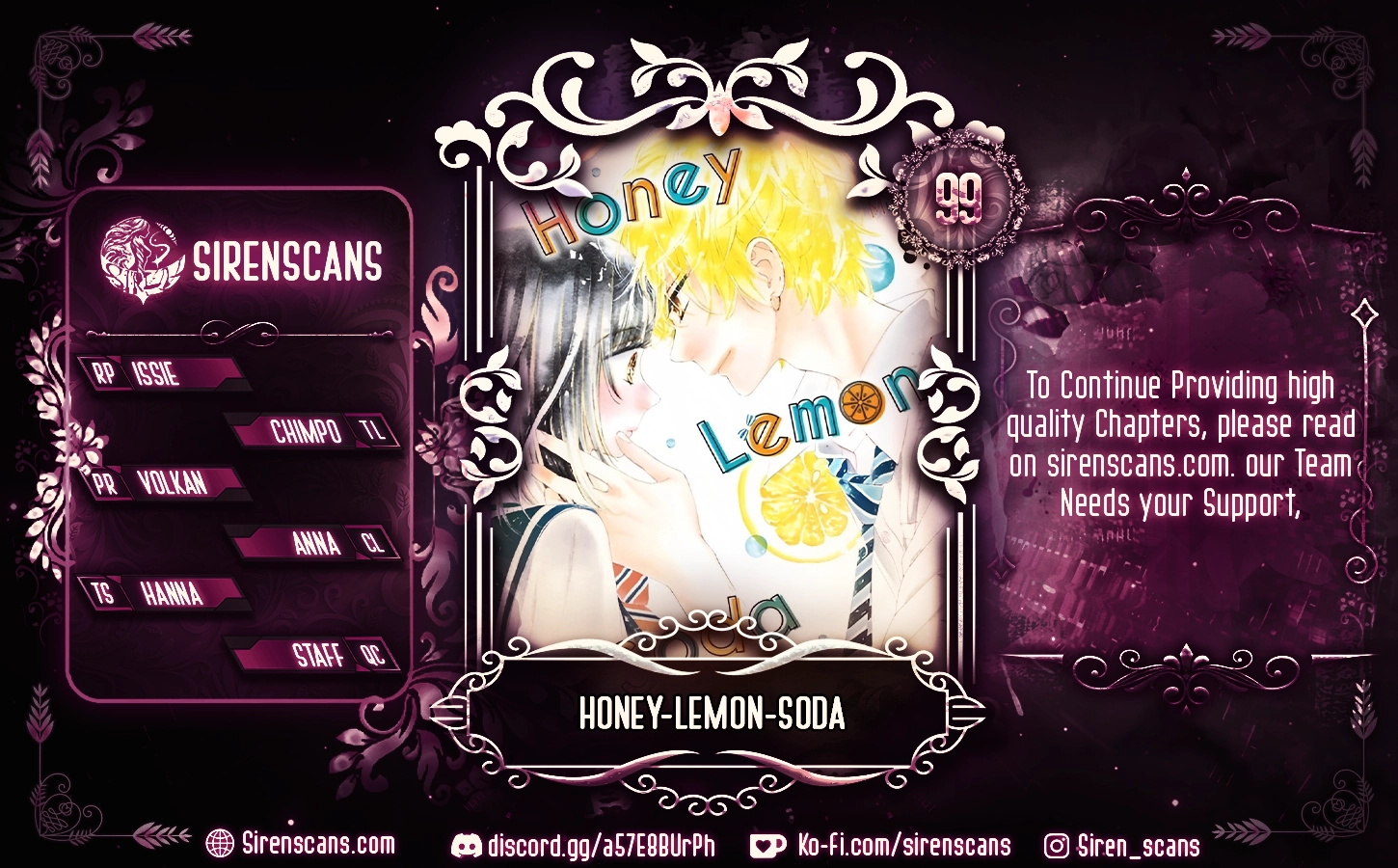 Honey Lemon Soda Chapter 99 - page 1