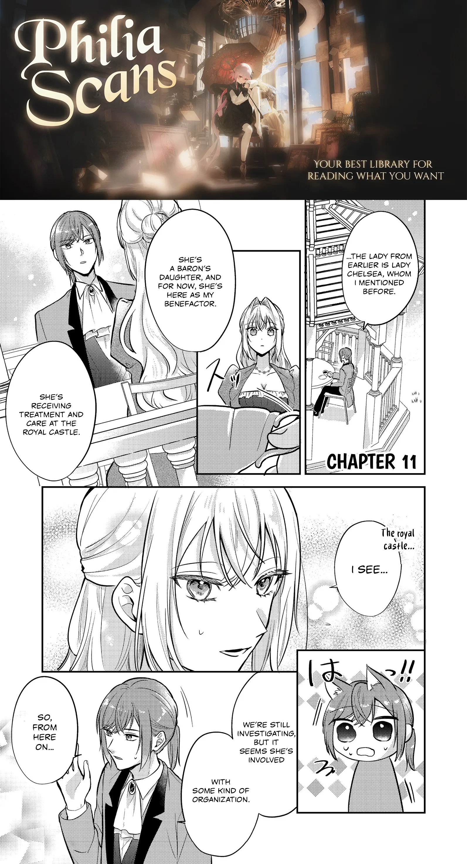 The Villainess Who Can Read Minds Is Playing With Her Puppy-Like Prince Today Too Chapter 11 - page 1