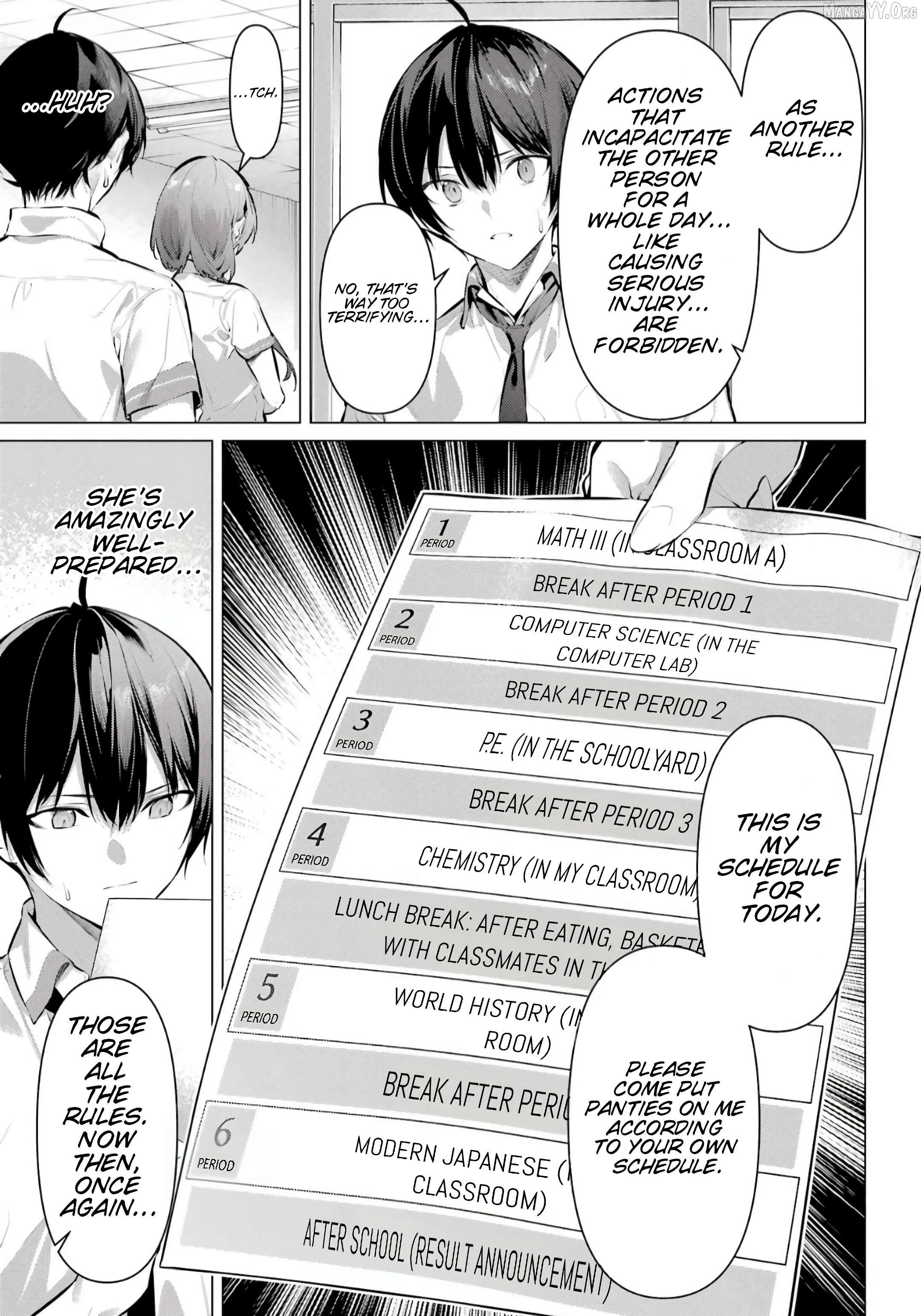 Haite Kudasai, Takamine-San Chapter 67.1 - page 4