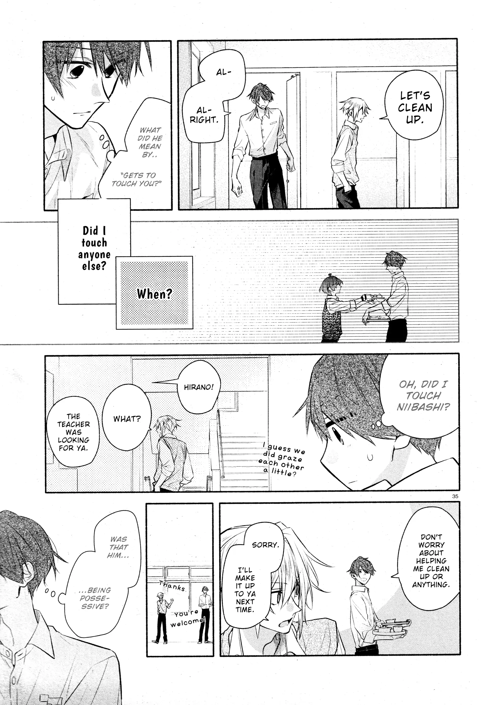 Hirano to Kagiura Chapter 33.1 - page 37