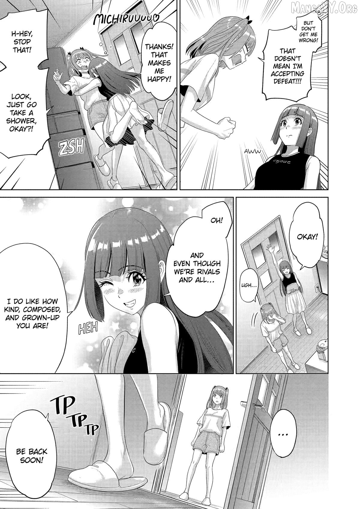 Koukousei WEB Sakka no Mote Seikatsu "Anta ga Kami Sakka na Wakenai desho" to Boku wo Futta Osananajimi ga Koukaishiteru kedo Mou Osoi Chapter 44 - page 17