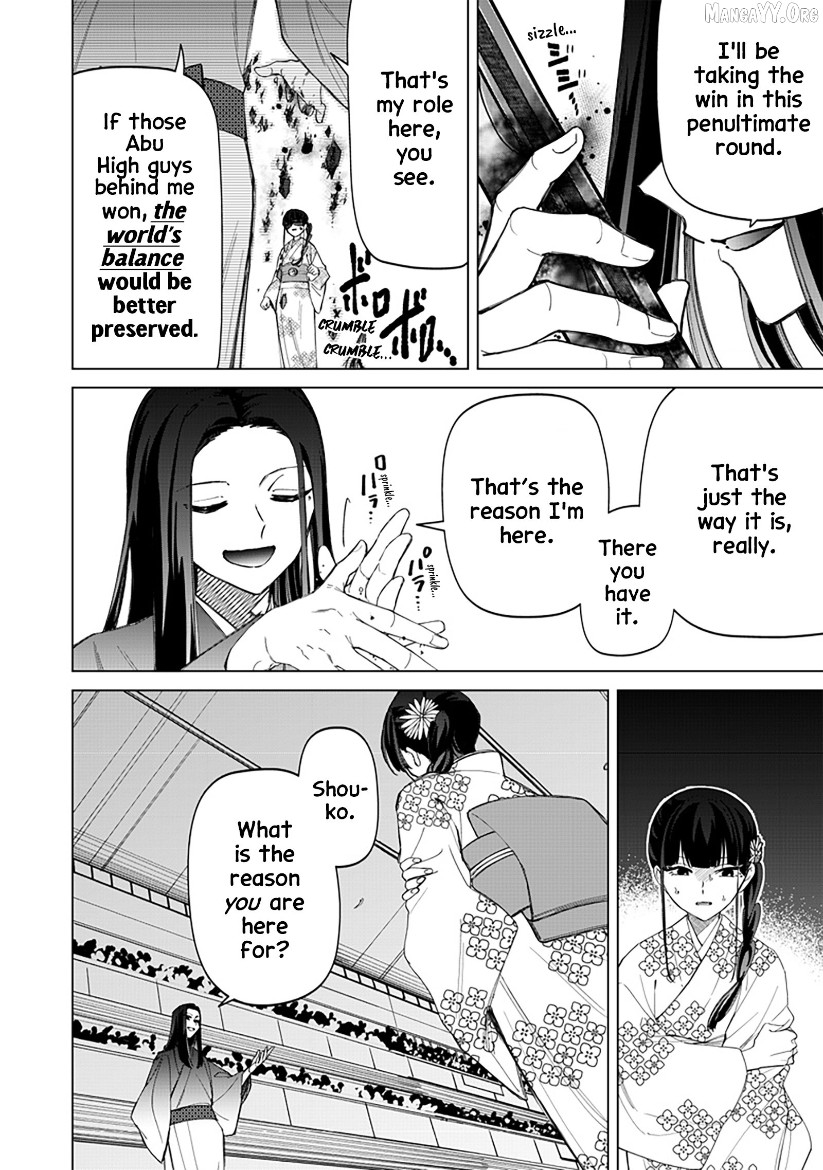 The Gals Who is Always Saying Insane Things. -My Daily Life at a Private Paranormal High School- Chapter 41 - page 17