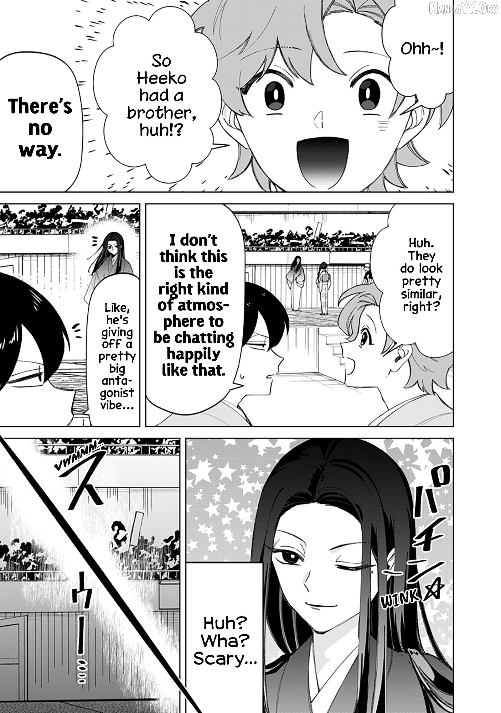The Gals Who is Always Saying Insane Things. -My Daily Life at a Private Paranormal High School- Chapter 41 - page 3