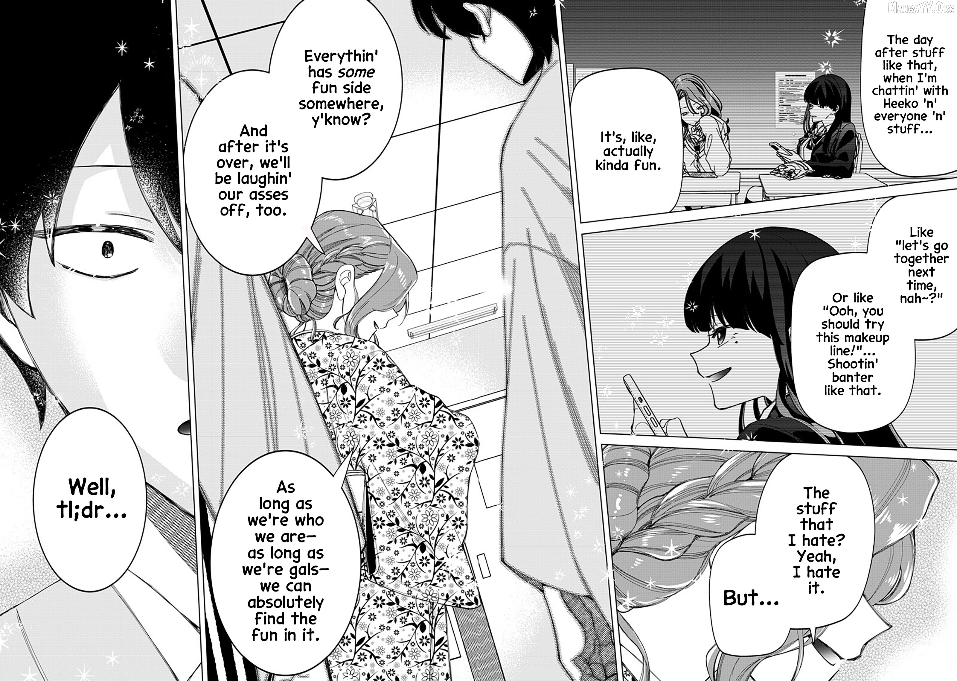 The Gals Who is Always Saying Insane Things. -My Daily Life at a Private Paranormal High School- Chapter 42 - page 12