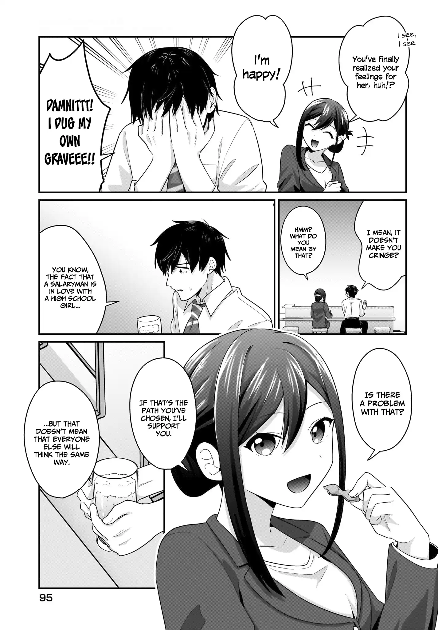 I, a Tired Office Worker, Start Living Together with a Beautiful Highschool Girl whom I Met Again After 7 Years Chapter 11 - page 10