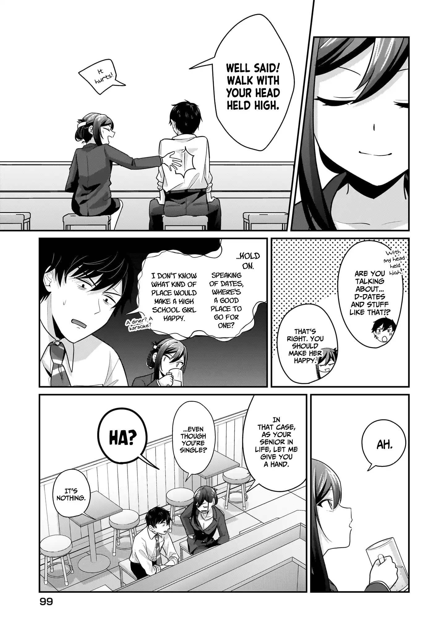 I, a Tired Office Worker, Start Living Together with a Beautiful Highschool Girl whom I Met Again After 7 Years Chapter 11 - page 14