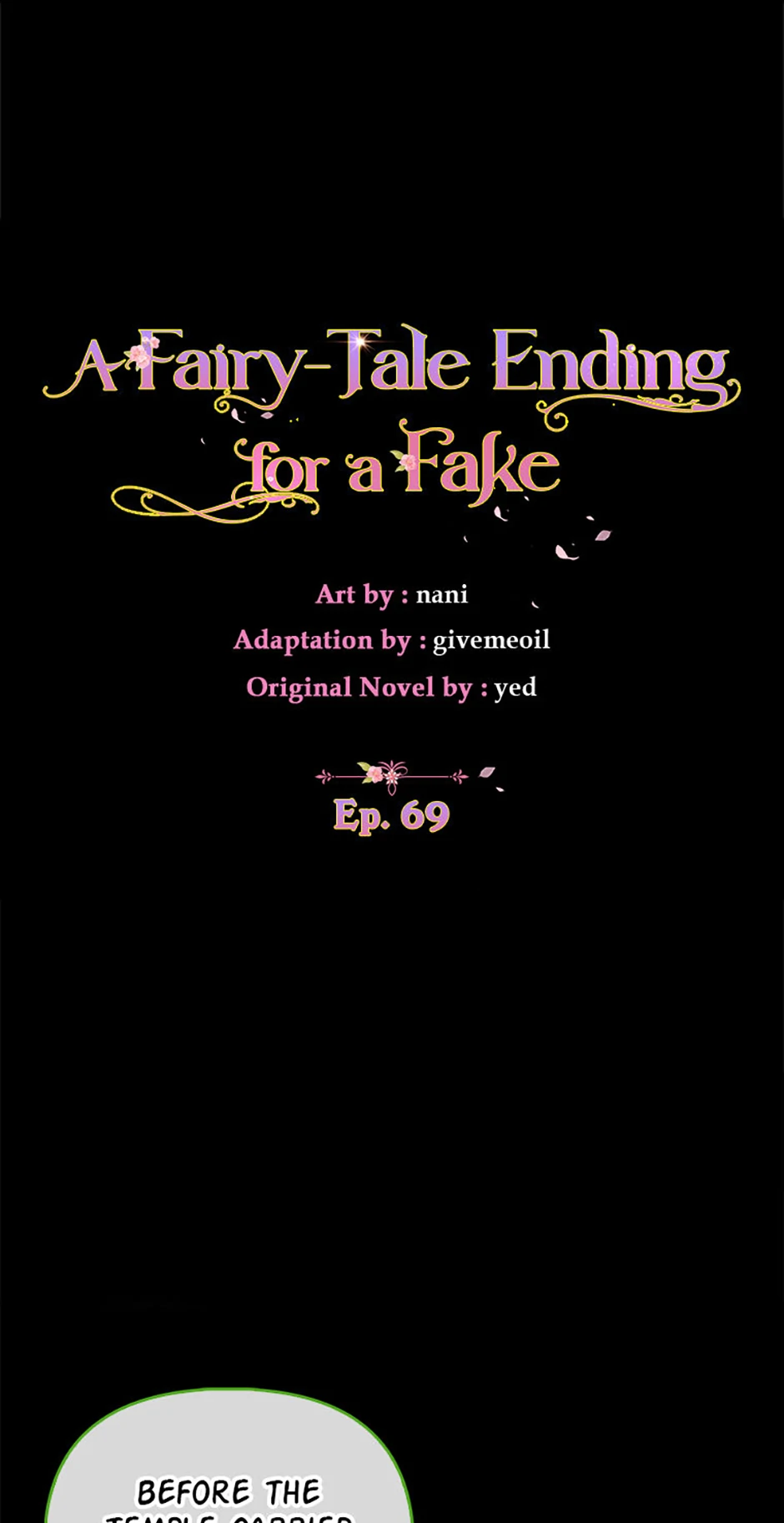 A Fairy-Tale Ending for a Fake Chapter 69 - page 1