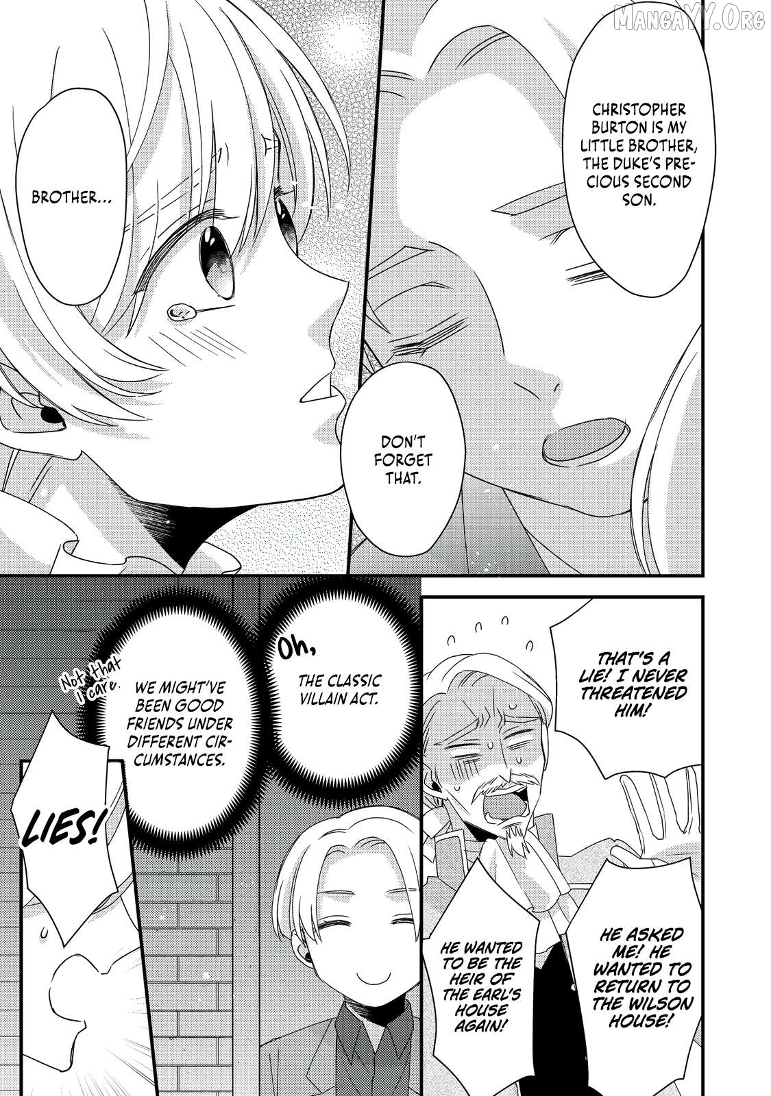 Mob Douzen No Akuyaku Reijou Wa Dansou Shite Kouryaku Taishou No Za O Nerau Chapter 8.2 - page 13