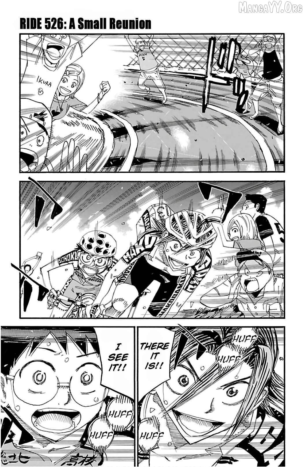 Yowamushi Pedal Chapter 526 - page 1