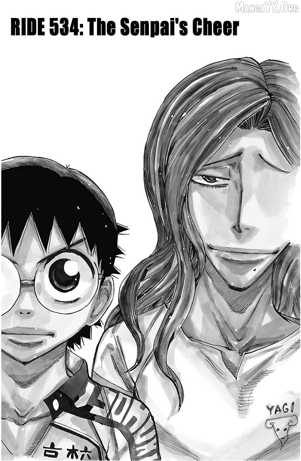 Yowamushi Pedal Chapter 534 - page 1