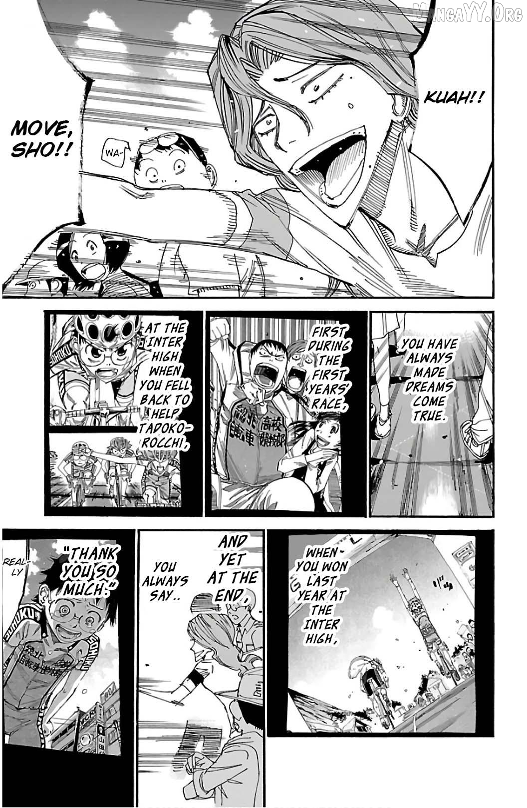 Yowamushi Pedal Chapter 534 - page 17
