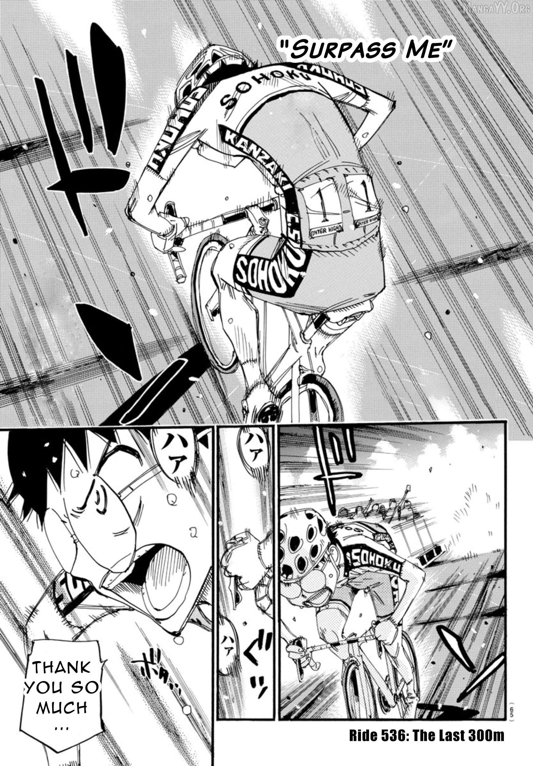 Yowamushi Pedal Chapter 536 - page 2