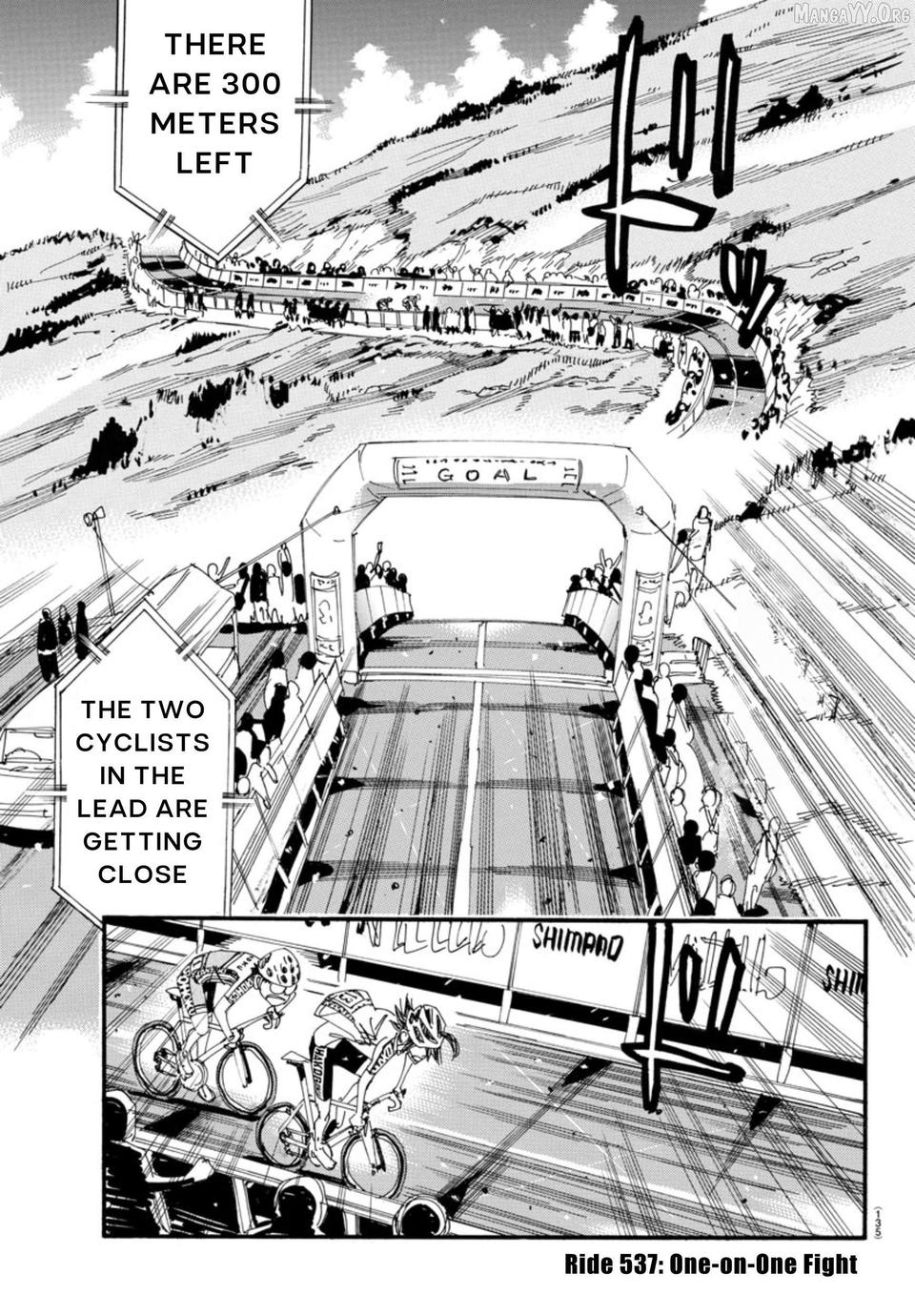 Yowamushi Pedal Chapter 537 - page 2