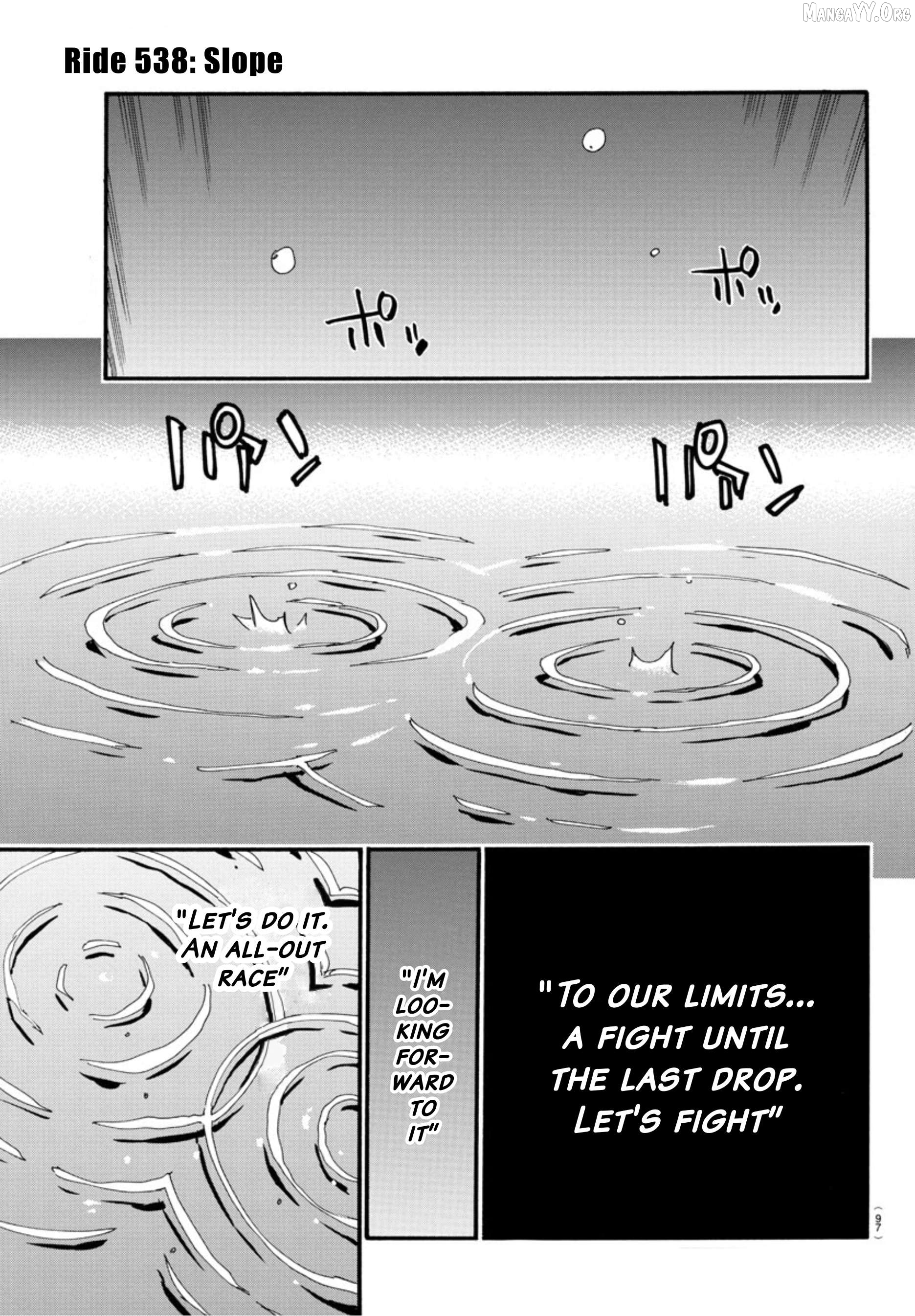 Yowamushi Pedal Chapter 538 - page 2