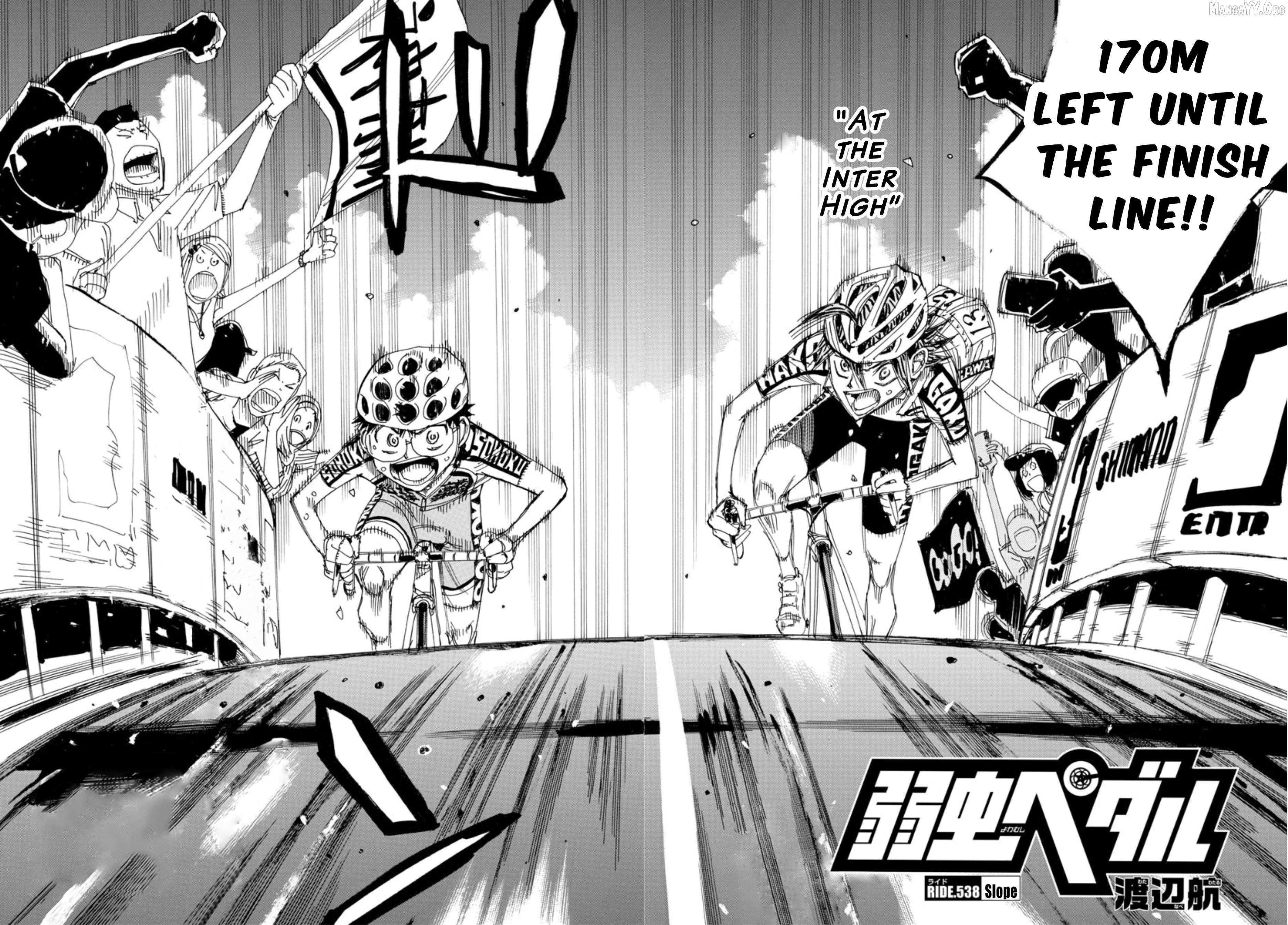 Yowamushi Pedal Chapter 538 - page 3