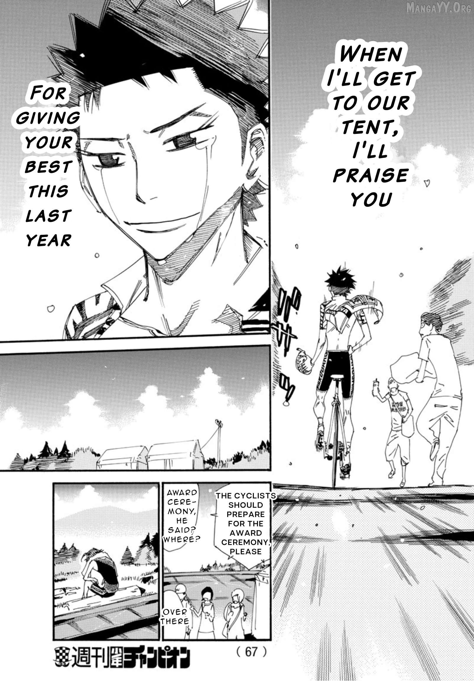Yowamushi Pedal Chapter 544 - page 10