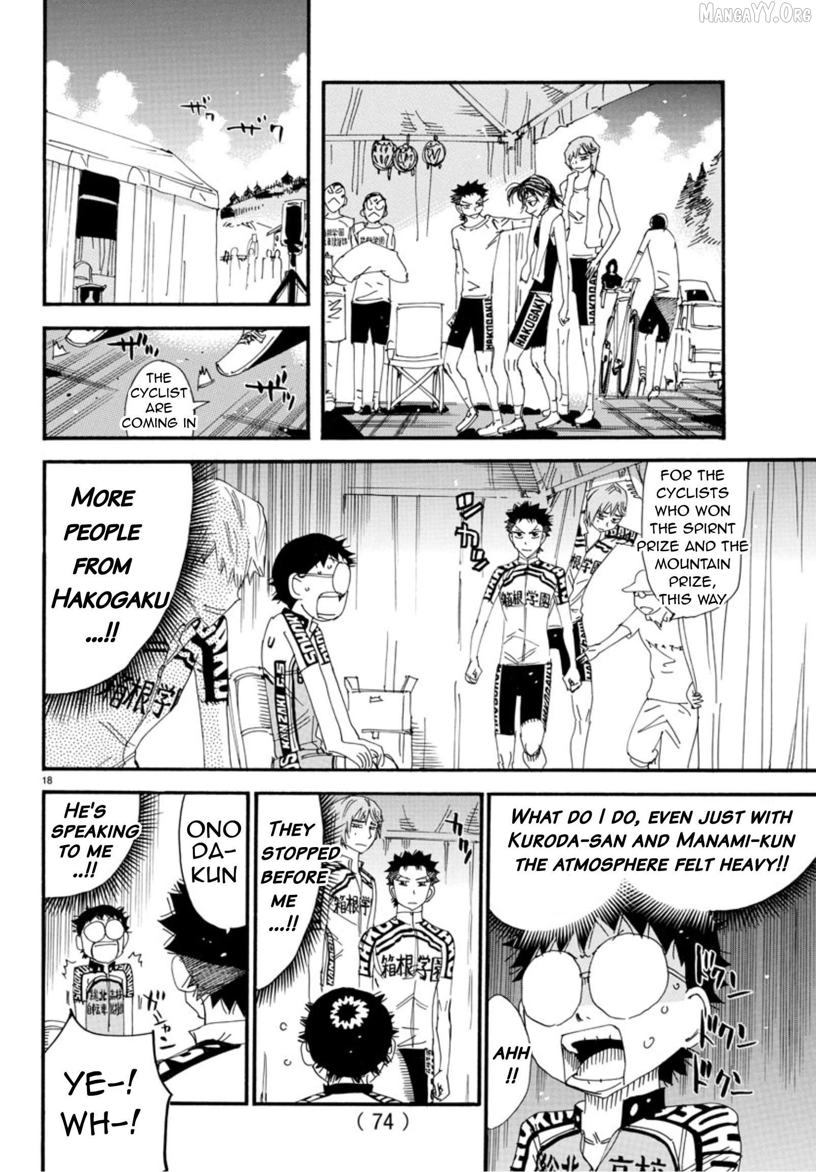 Yowamushi Pedal Chapter 544 - page 16
