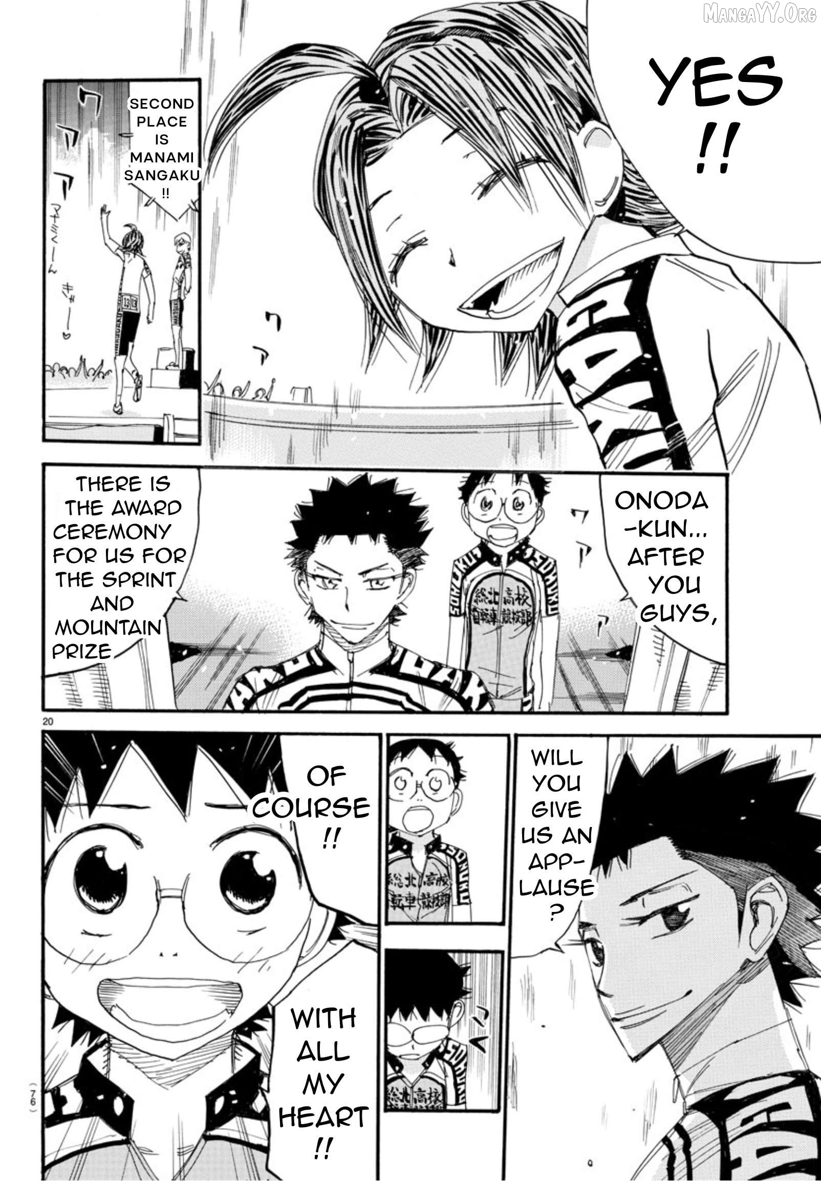 Yowamushi Pedal Chapter 544 - page 18