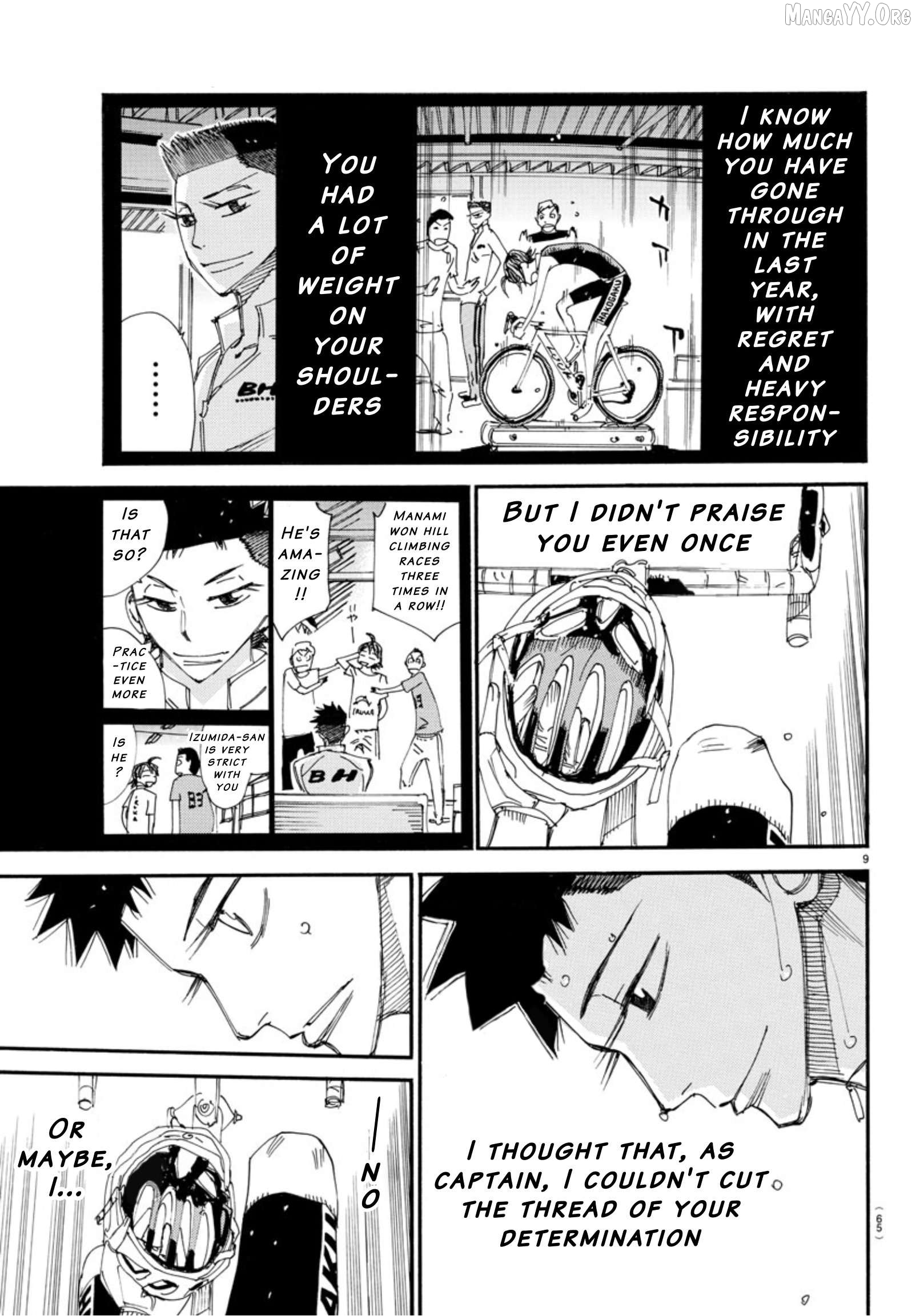 Yowamushi Pedal Chapter 544 - page 8