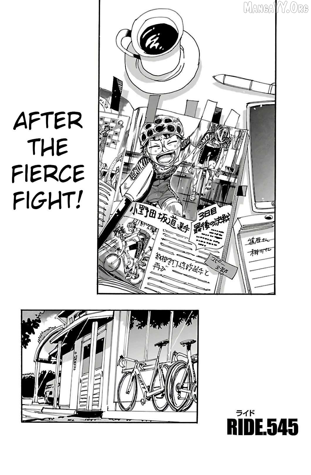 Yowamushi Pedal Chapter 545 - page 2