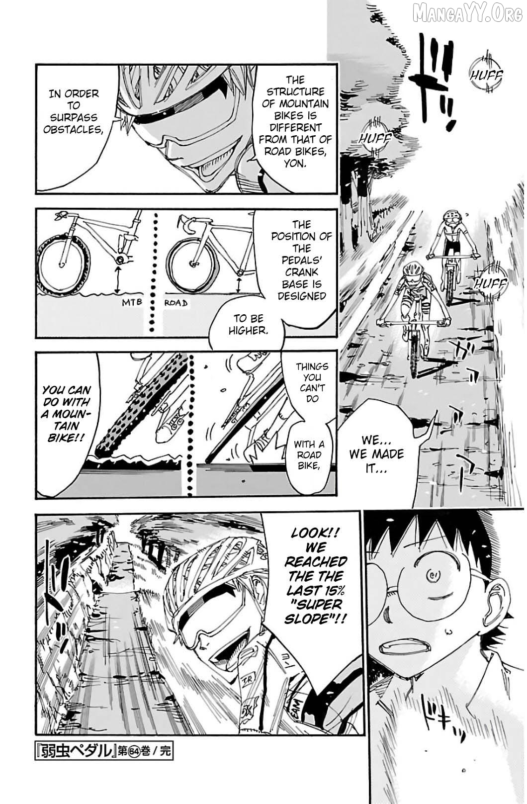Yowamushi Pedal Chapter 553 - page 16