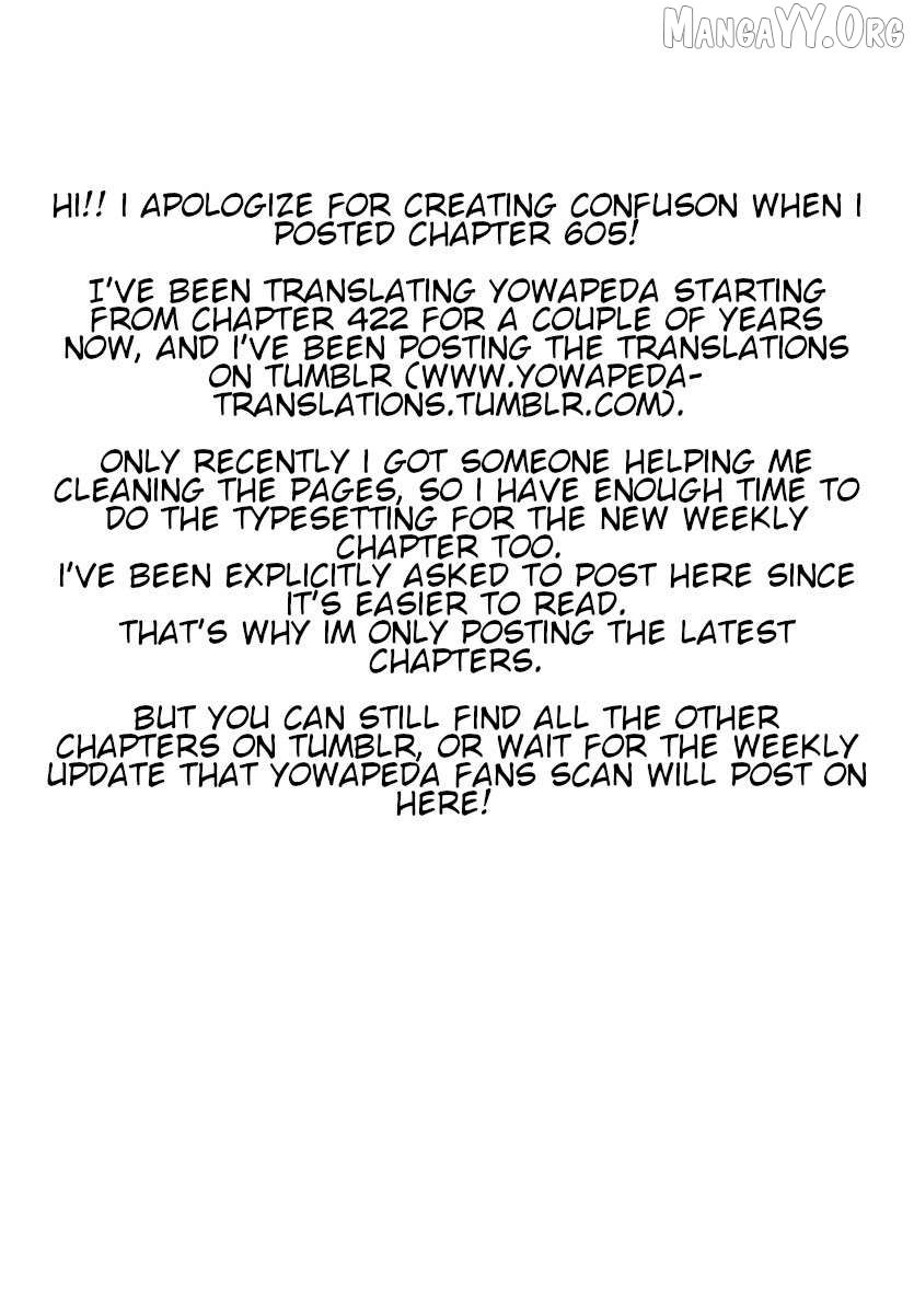 Yowamushi Pedal Chapter 607 - page 1