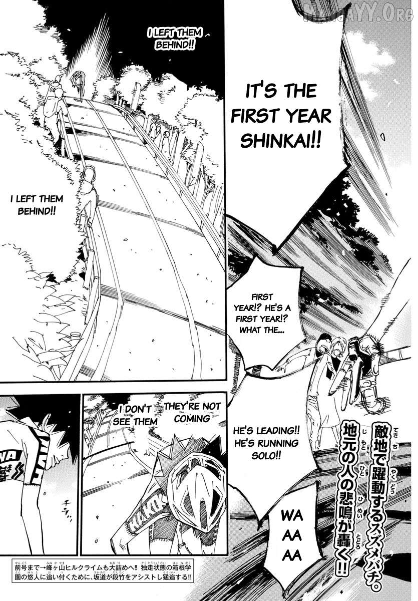 Yowamushi Pedal Chapter 628 - page 3
