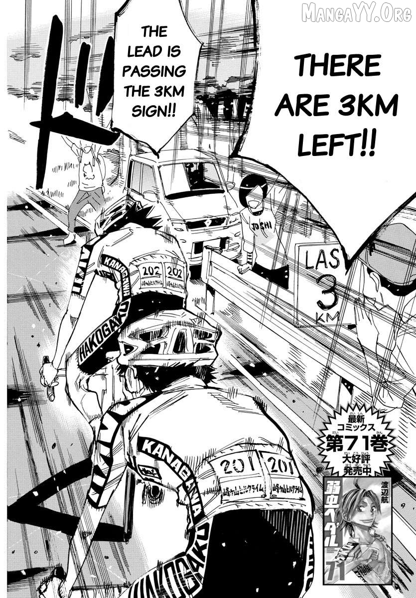 Yowamushi Pedal Chapter 626 - page 2
