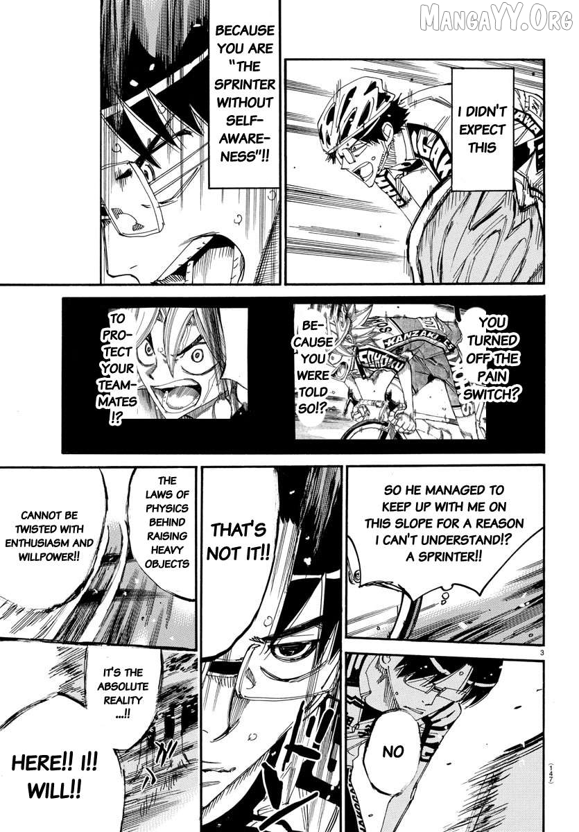 Yowamushi Pedal Chapter 623 - page 3
