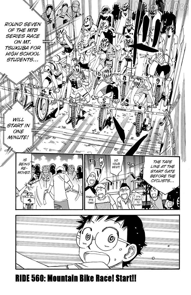 Yowamushi Pedal Chapter 560 - page 1