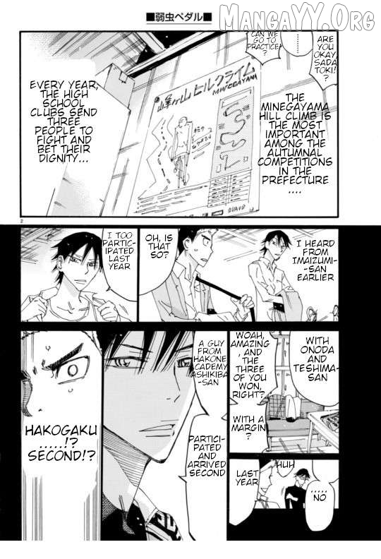 Yowamushi Pedal Chapter 612 - page 4