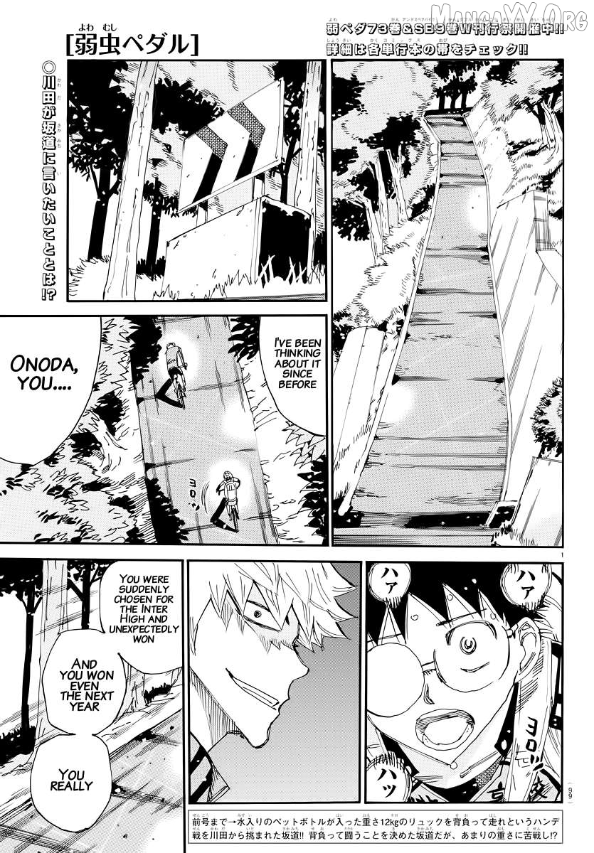Yowamushi Pedal Chapter 648 - page 1