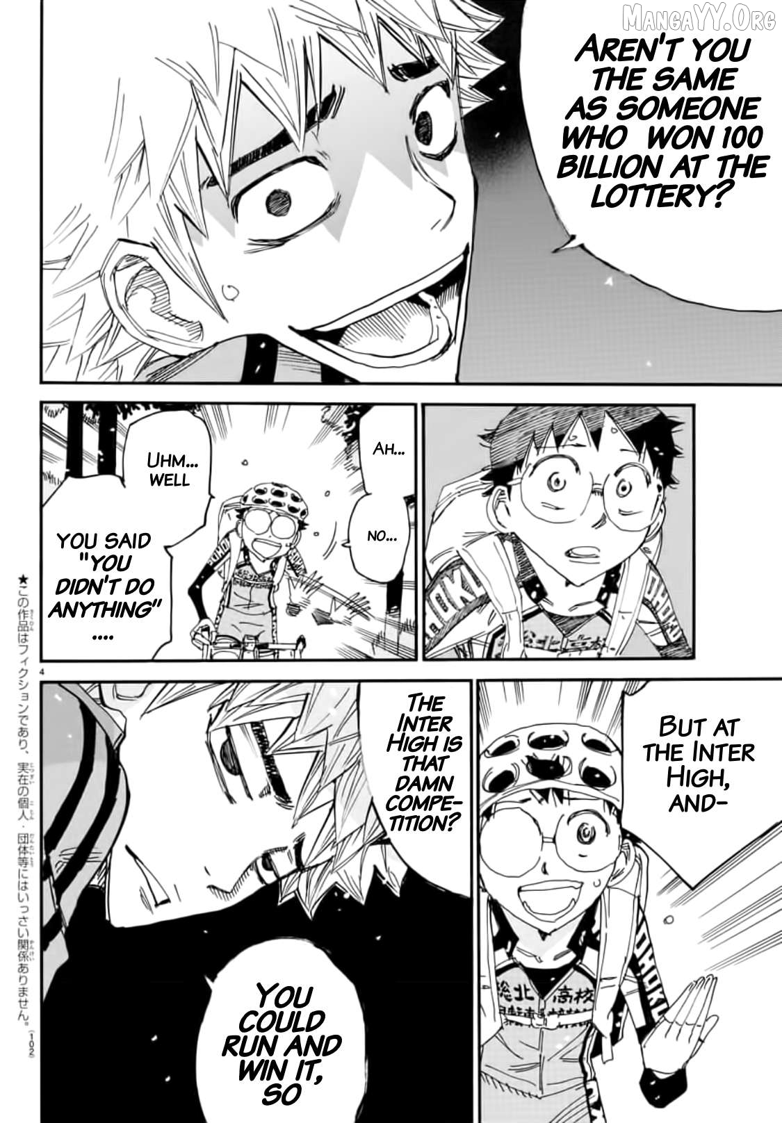Yowamushi Pedal Chapter 648 - page 3