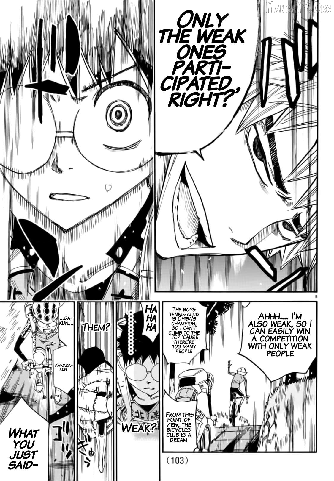 Yowamushi Pedal Chapter 648 - page 4