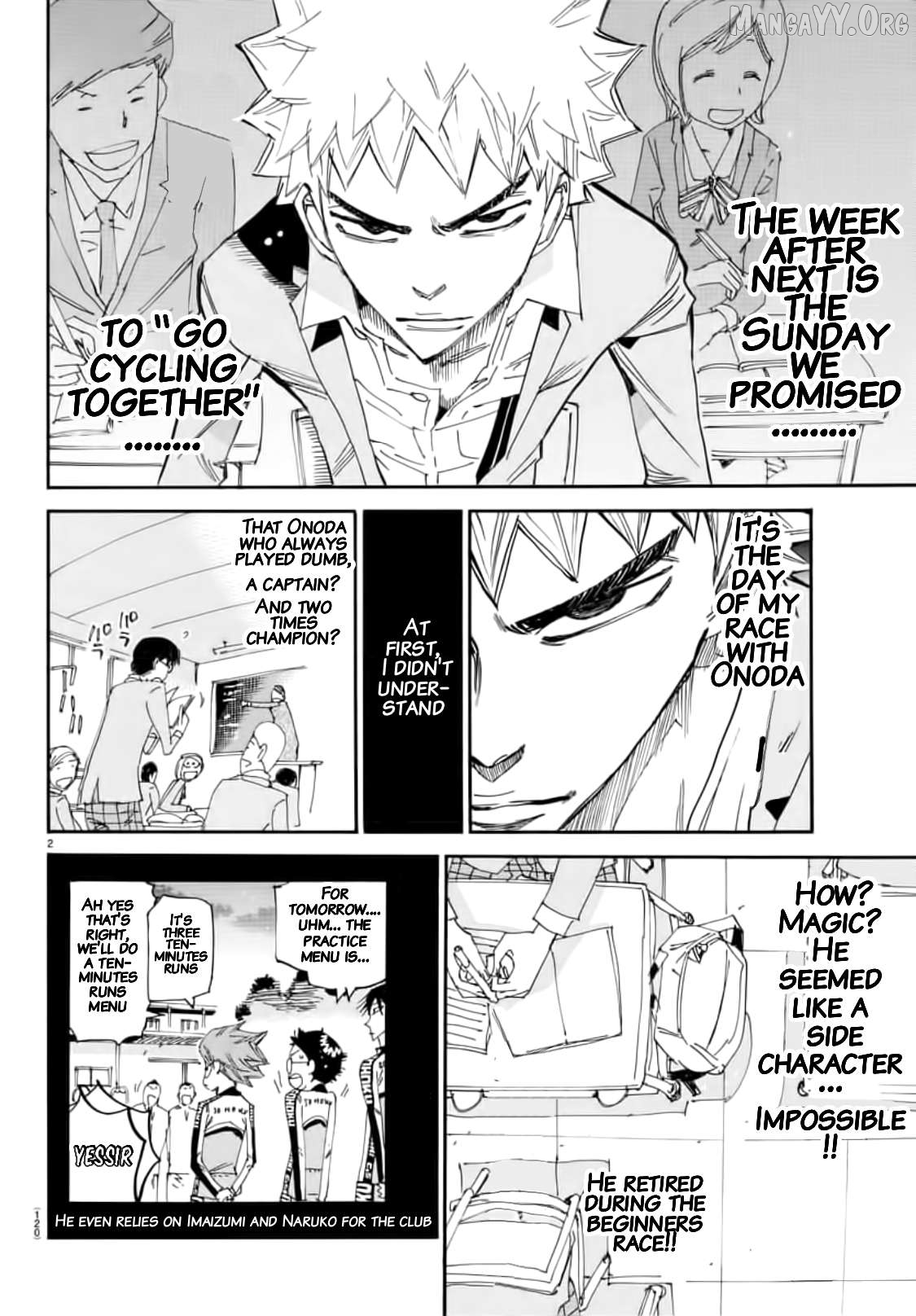 Yowamushi Pedal Chapter 646 - page 3