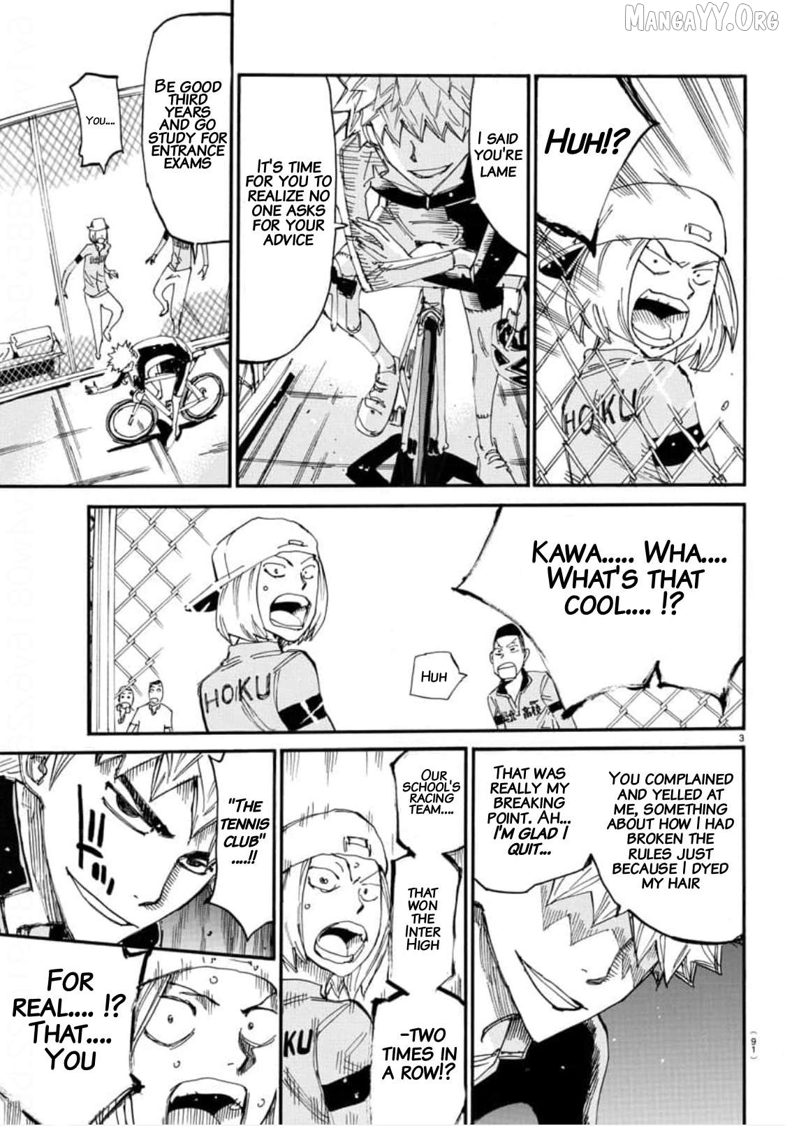 Yowamushi Pedal Chapter 645 - page 3