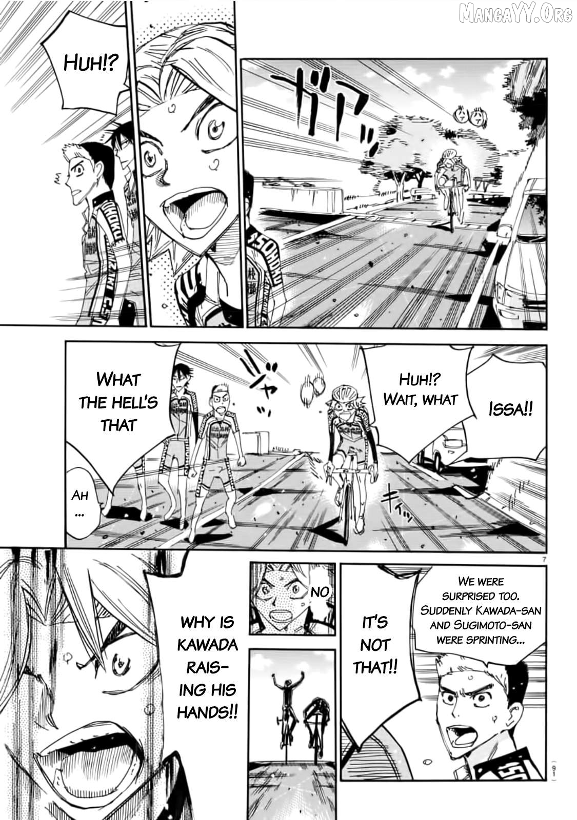 Yowamushi Pedal Chapter 644 - page 7