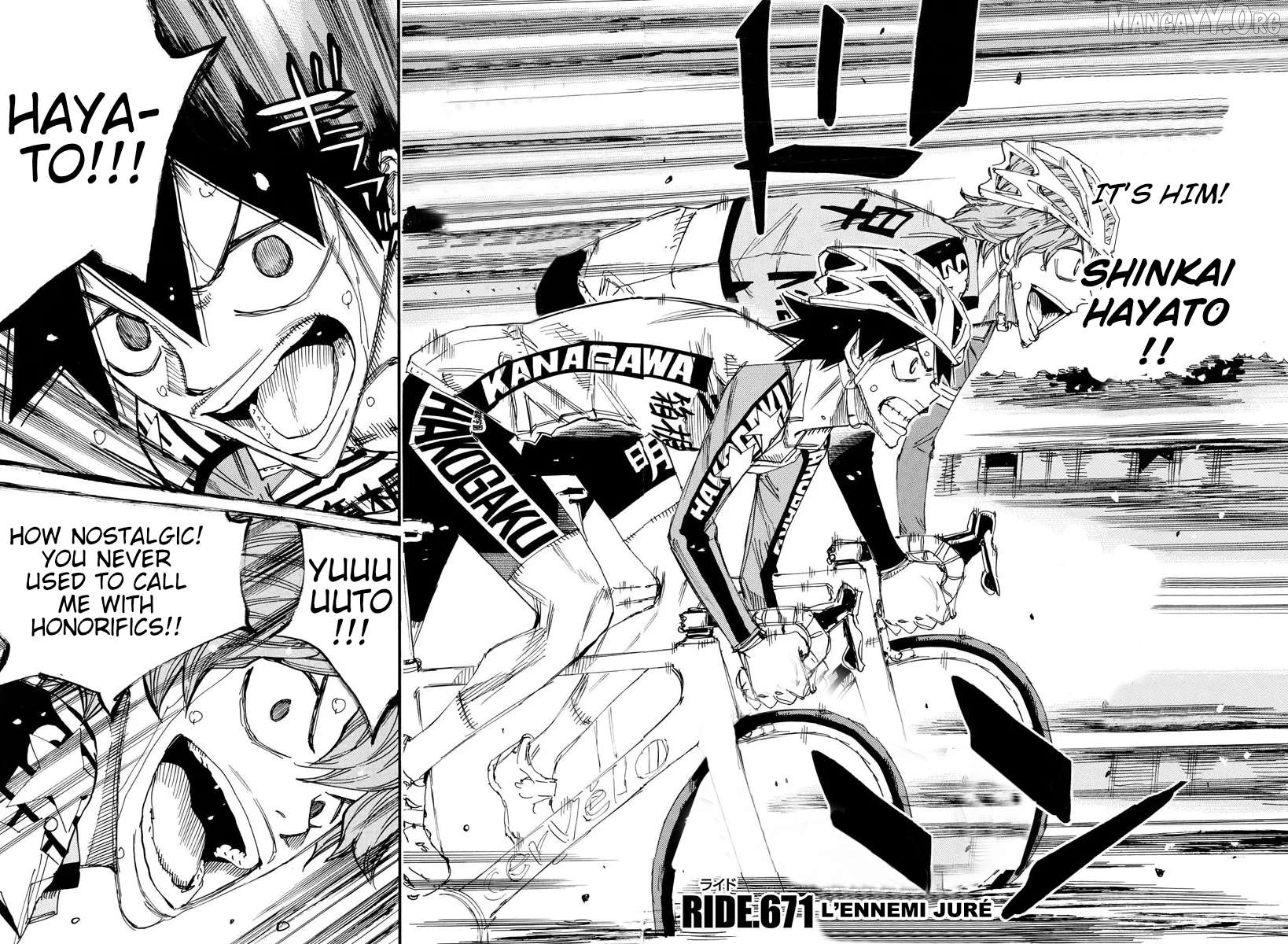 Yowamushi Pedal Chapter 671 - page 9