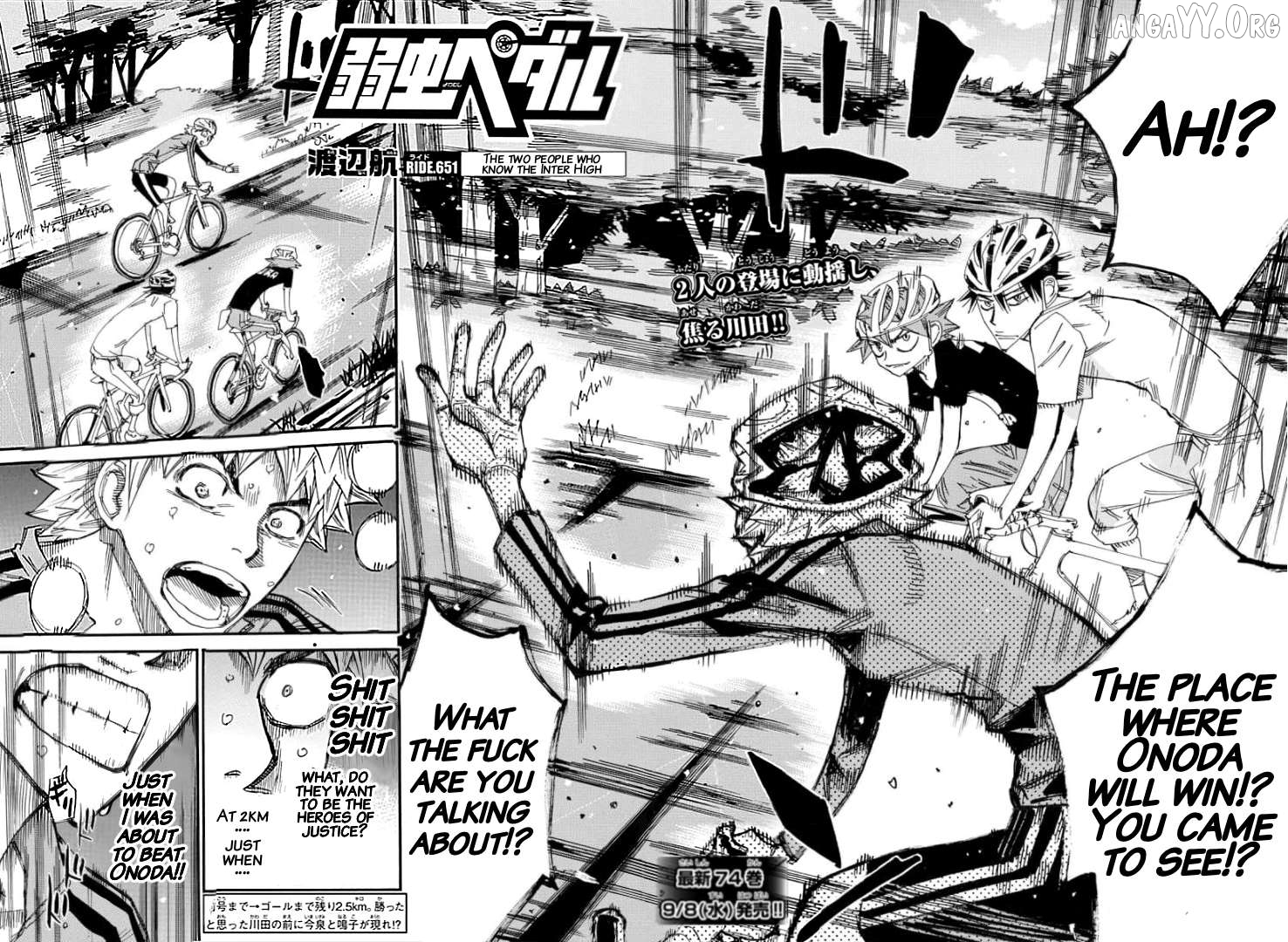 Yowamushi Pedal Chapter 651 - page 2
