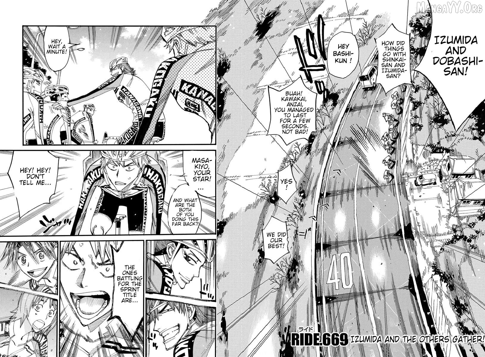 Yowamushi Pedal Chapter 669 - page 2