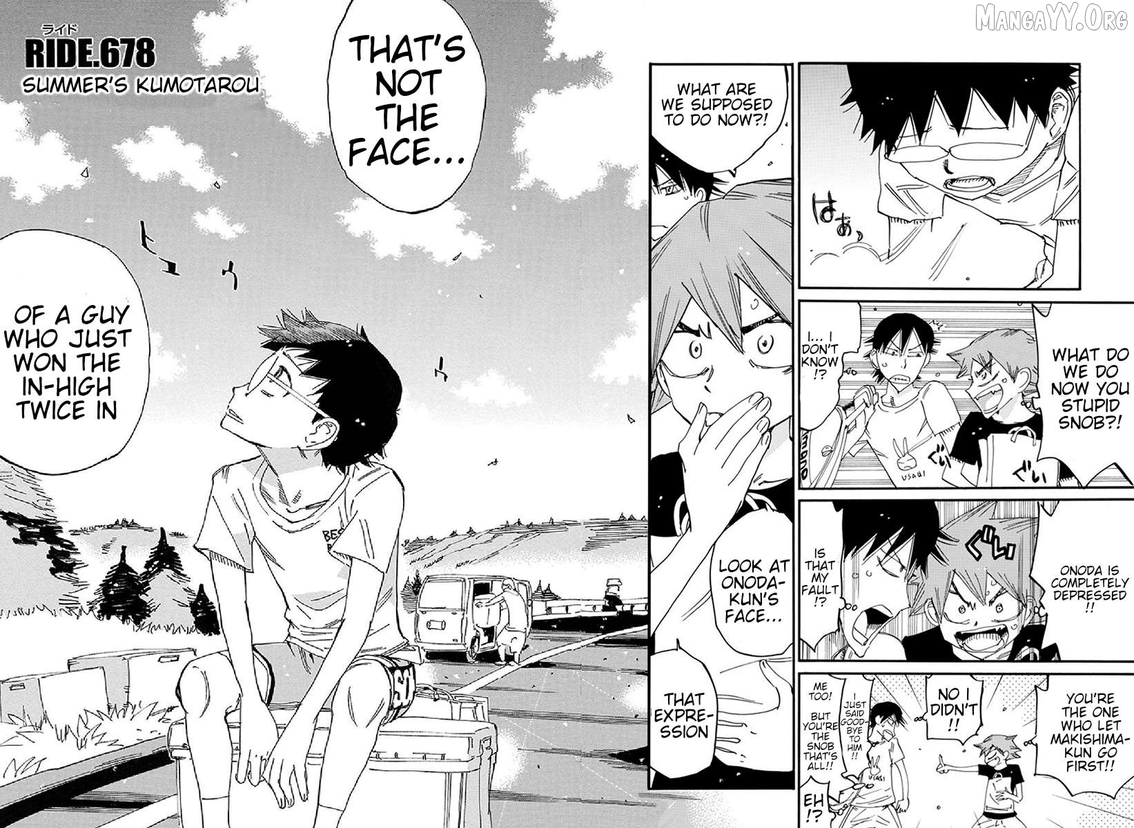 Yowamushi Pedal Chapter 678 - page 2