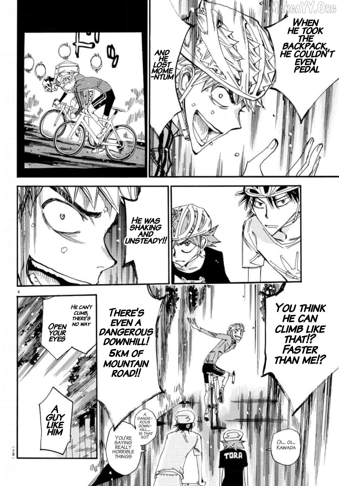 Yowamushi Pedal Chapter 652 - page 4