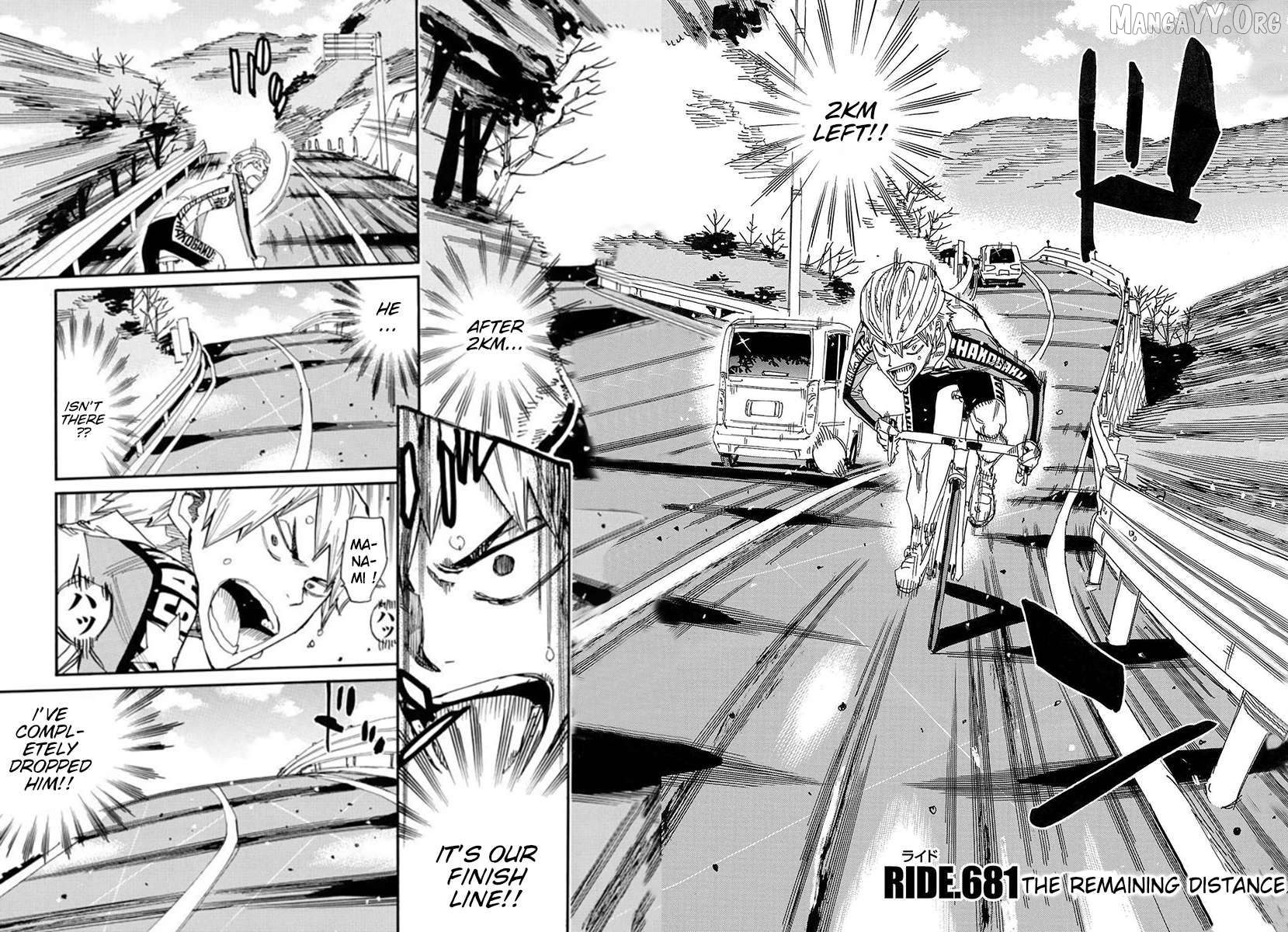 Yowamushi Pedal Chapter 682 - page 2