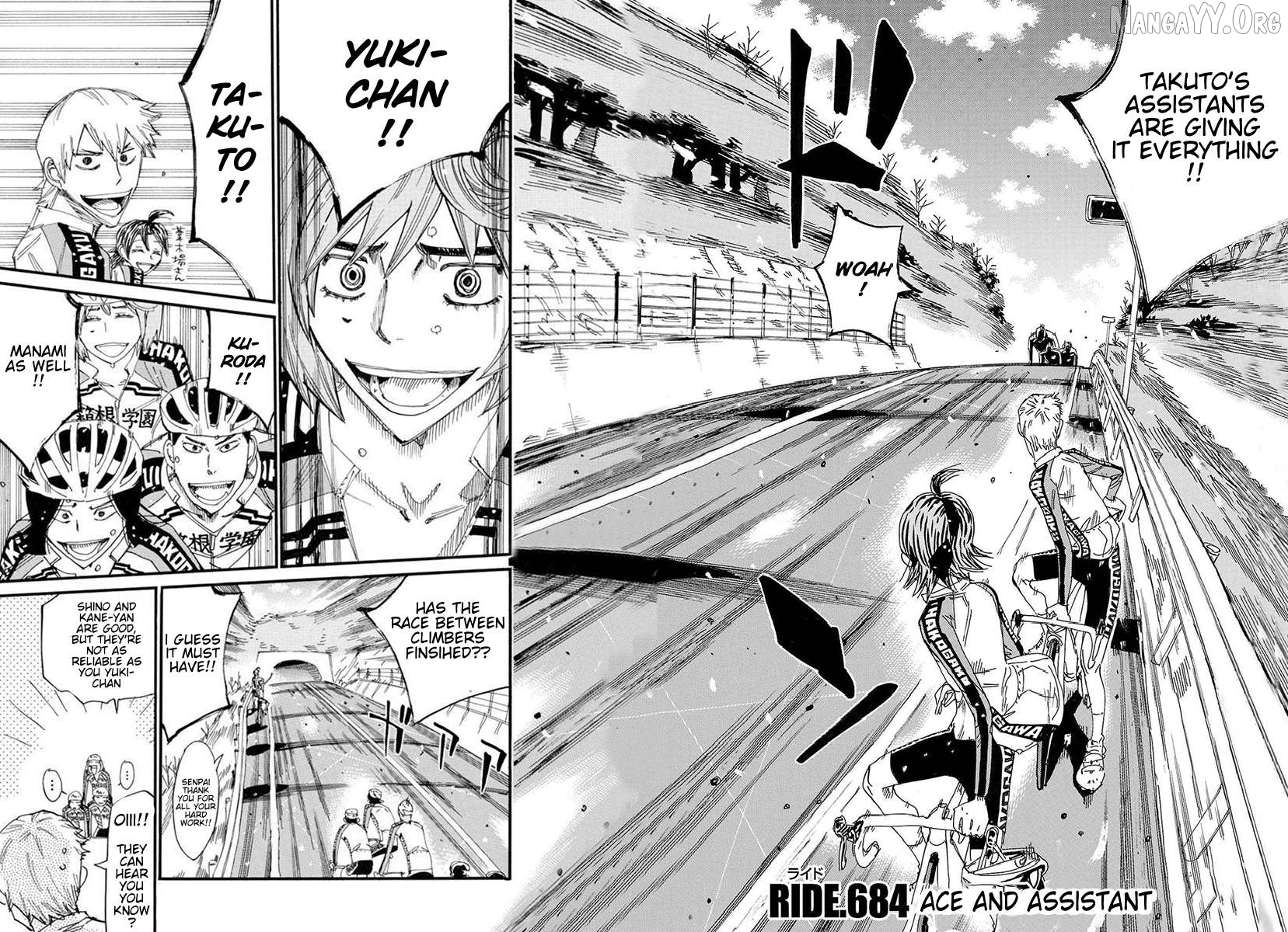 Yowamushi Pedal Chapter 684 - page 2