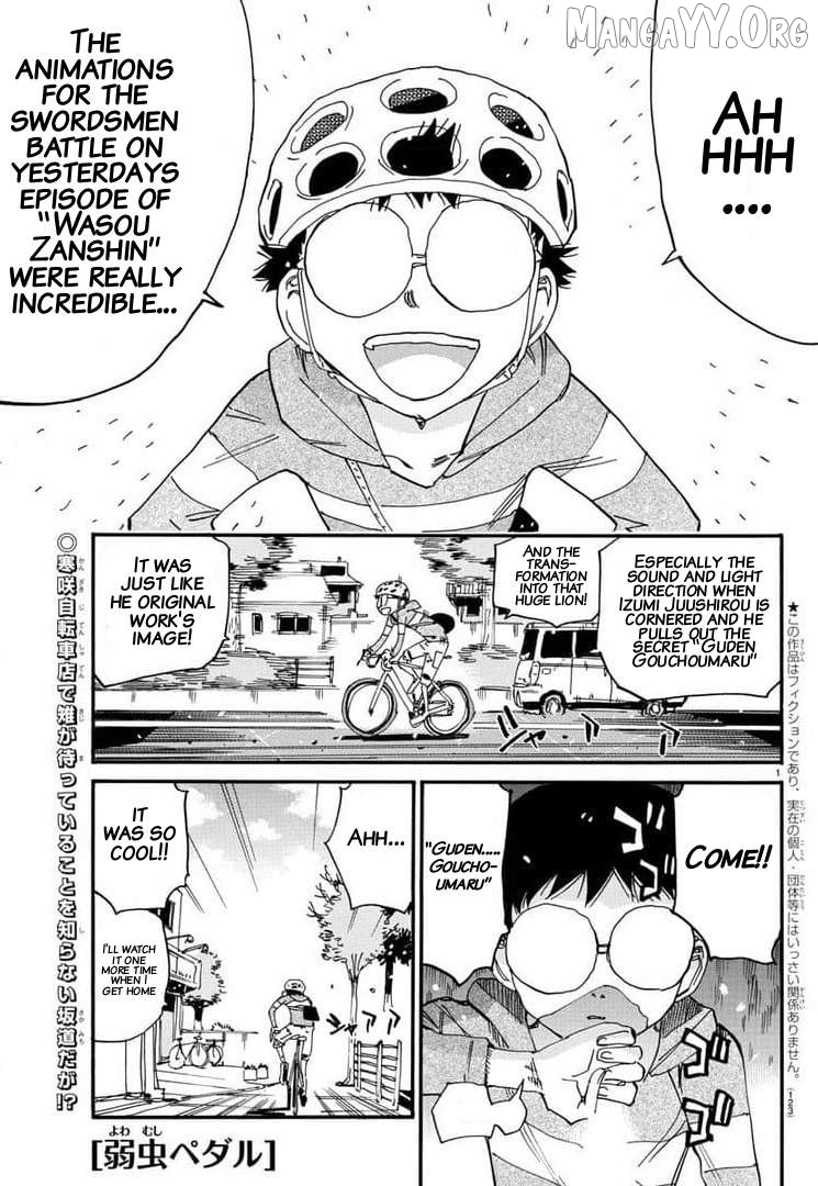 Yowamushi Pedal Chapter 657 - page 1