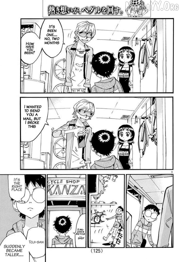 Yowamushi Pedal Chapter 657 - page 3