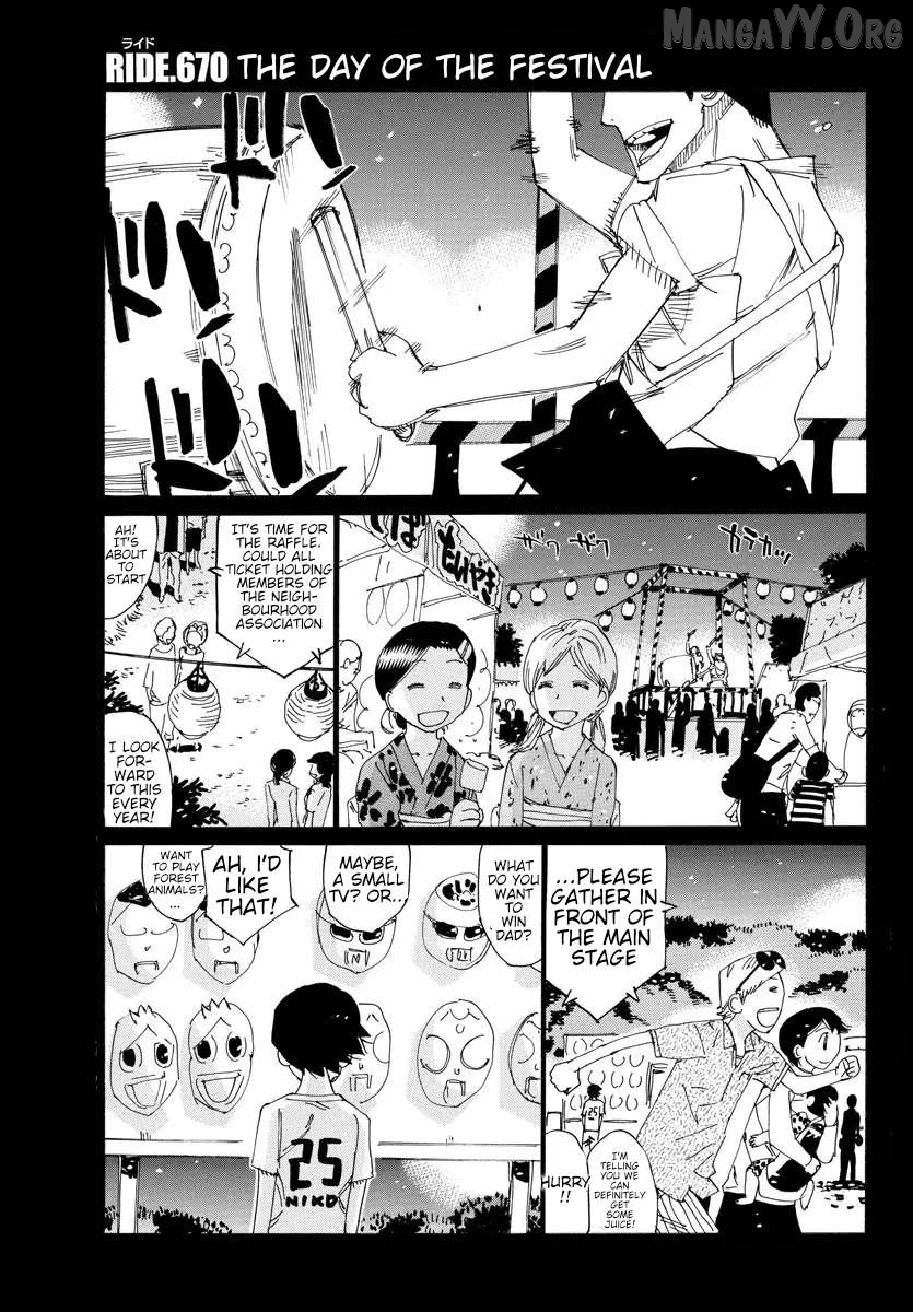 Yowamushi Pedal Chapter 670 - page 1