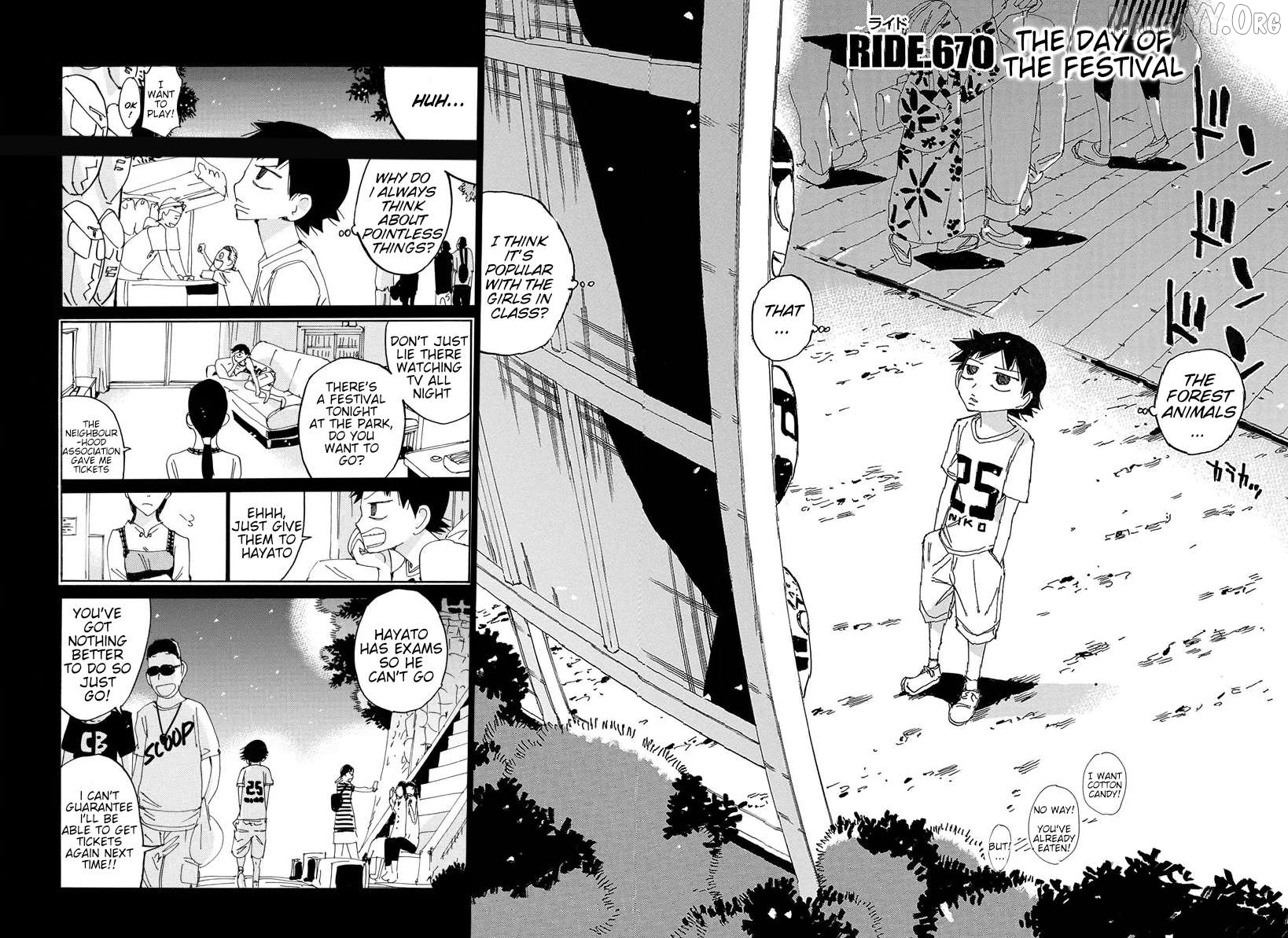 Yowamushi Pedal Chapter 670 - page 2