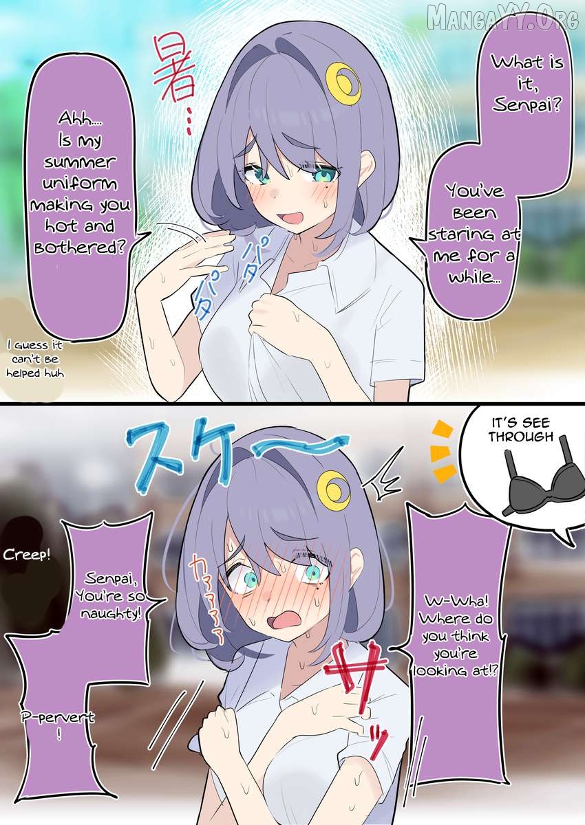 Kouhai-Chan Who Wants To Tease Chapter 17 - page 1