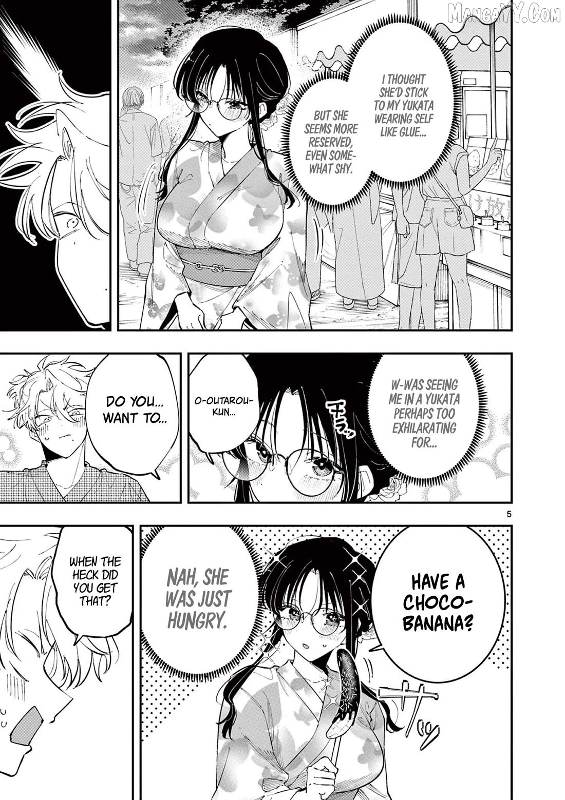 The Person Sitting Next to Me Looking at Me with Perverted Eyes Chapter 77 - page 5